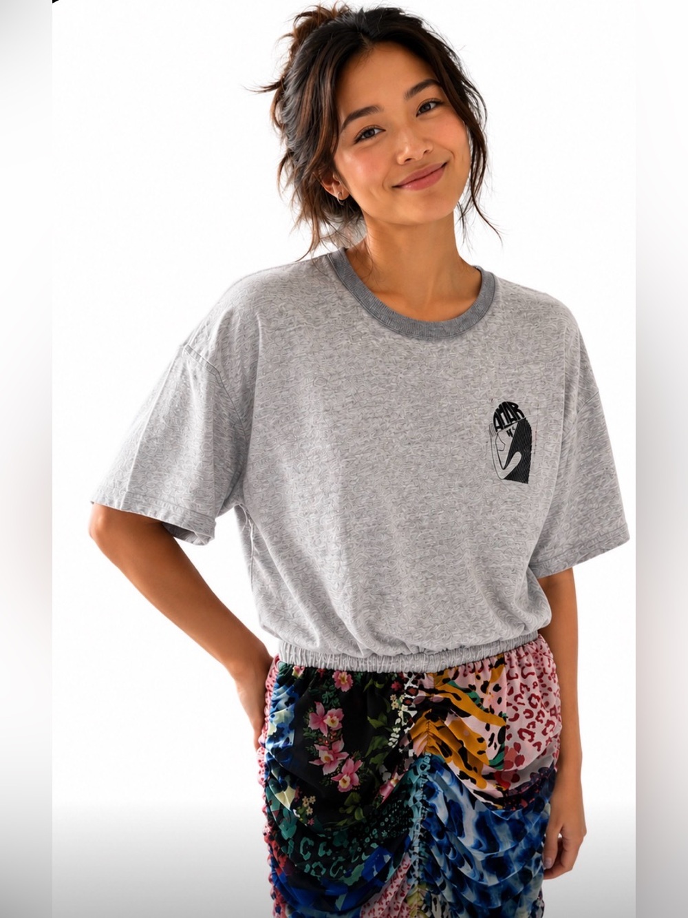 $169 NEW Desigual Short Two Piece Dress Size L